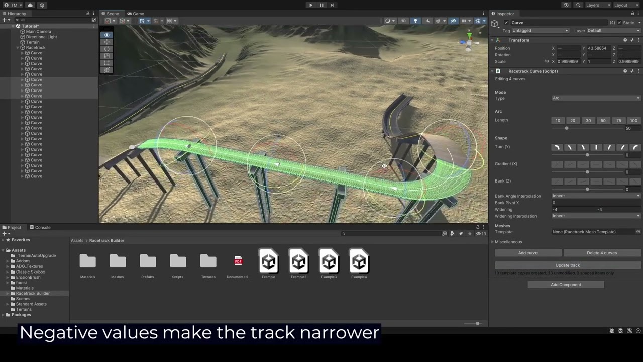 Racetrack Builder Quick Tutorial 3: Track Width