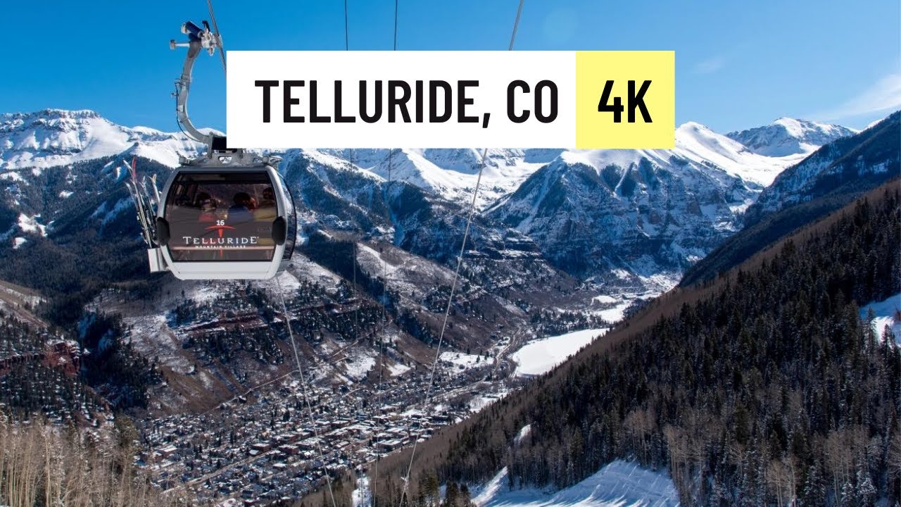 Telluride free Gondola | Colorado 4K