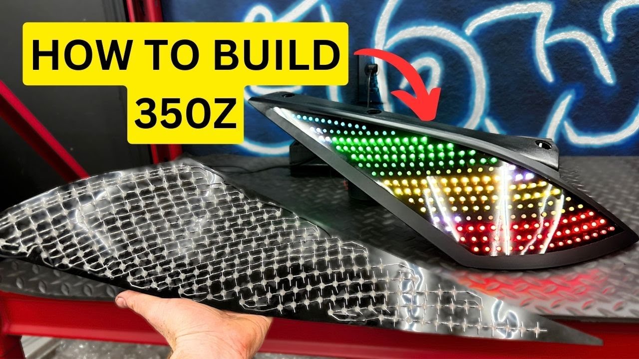 building custom NISSAN 350Z color shifting tail lights