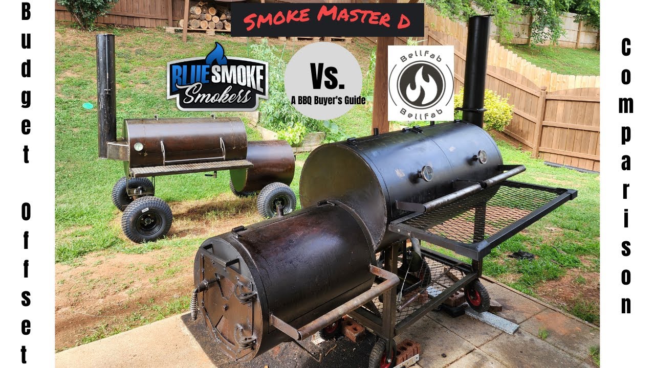 Blue Smoke Smoker Offset Vs the Bellfab Offset Smoker - Budget Bargain Offset Comparison