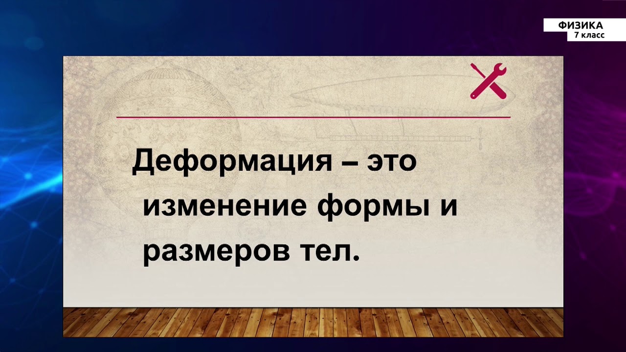 7-класс | Физика | Взаимодействие тел. Сила