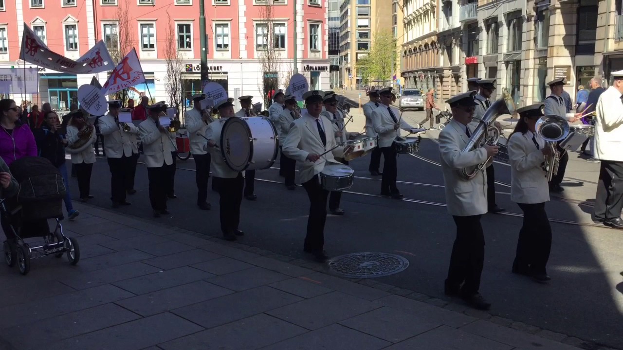 Sinsen UK og Kampen Janitsjar, Oslo, 1. mai 2017
