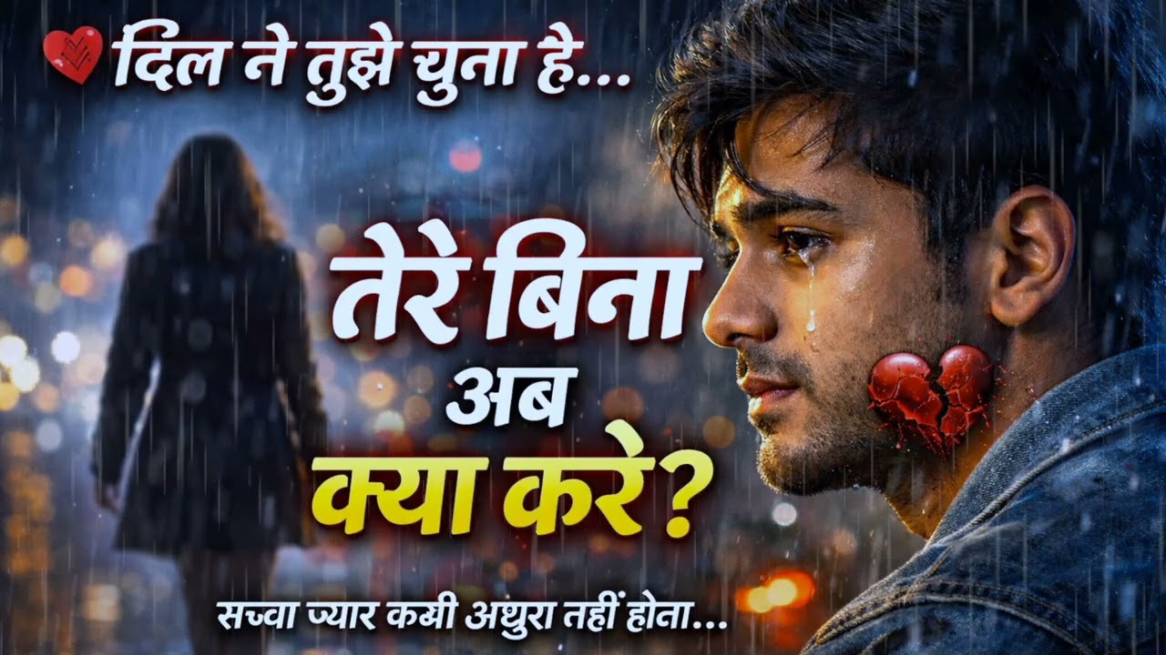 दिल ने तुझे चुना है 💔 | तेरे बिना अब क्या करें? | Heart Touching Sad Song 2026 #love #viralvideo 