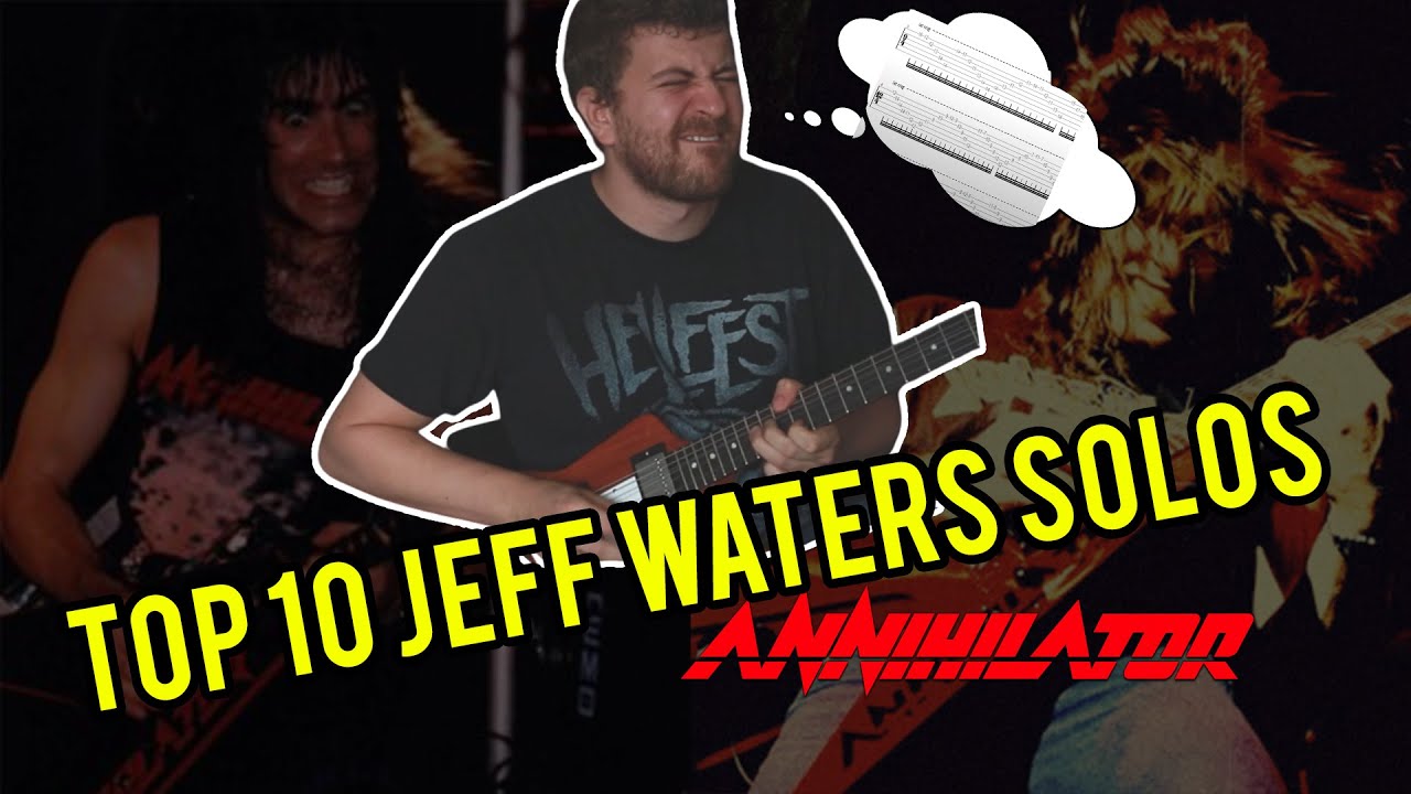 Annihilator - TOP 10 JEFF WATERS SOLOS ON GUITAR