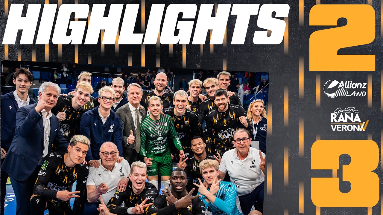 HIGHLIGHTS | Allianz Milano-Rana Verona | Gara 2, Quarti Play Off