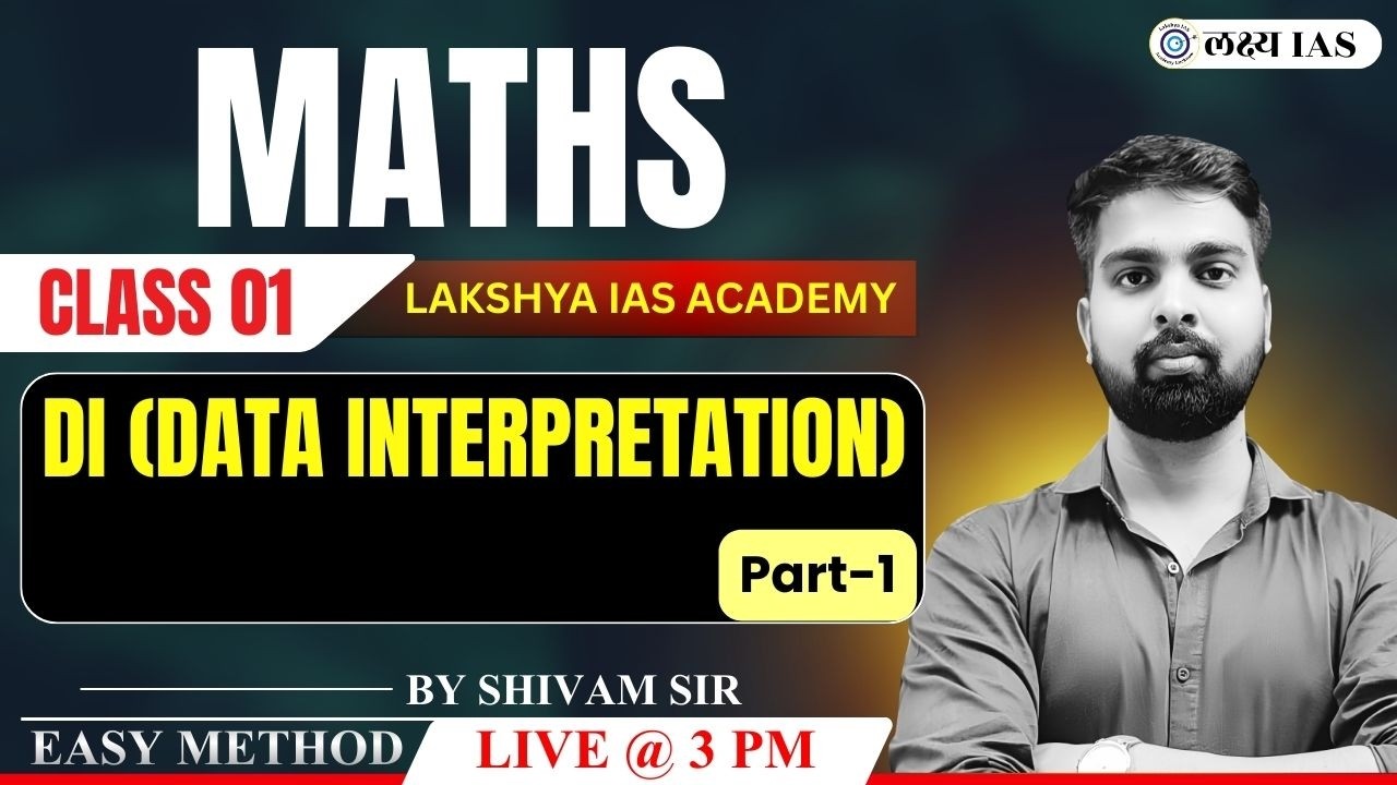 Maths: DI (Data Interpretation) | Class 02 | Foundation Batch by Shivam Sir
