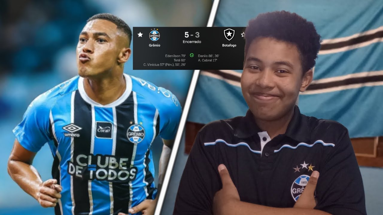 (GRÊMIO 5 X 3 BOTAFOGO) que jogo foi esse KKKKKKKKK