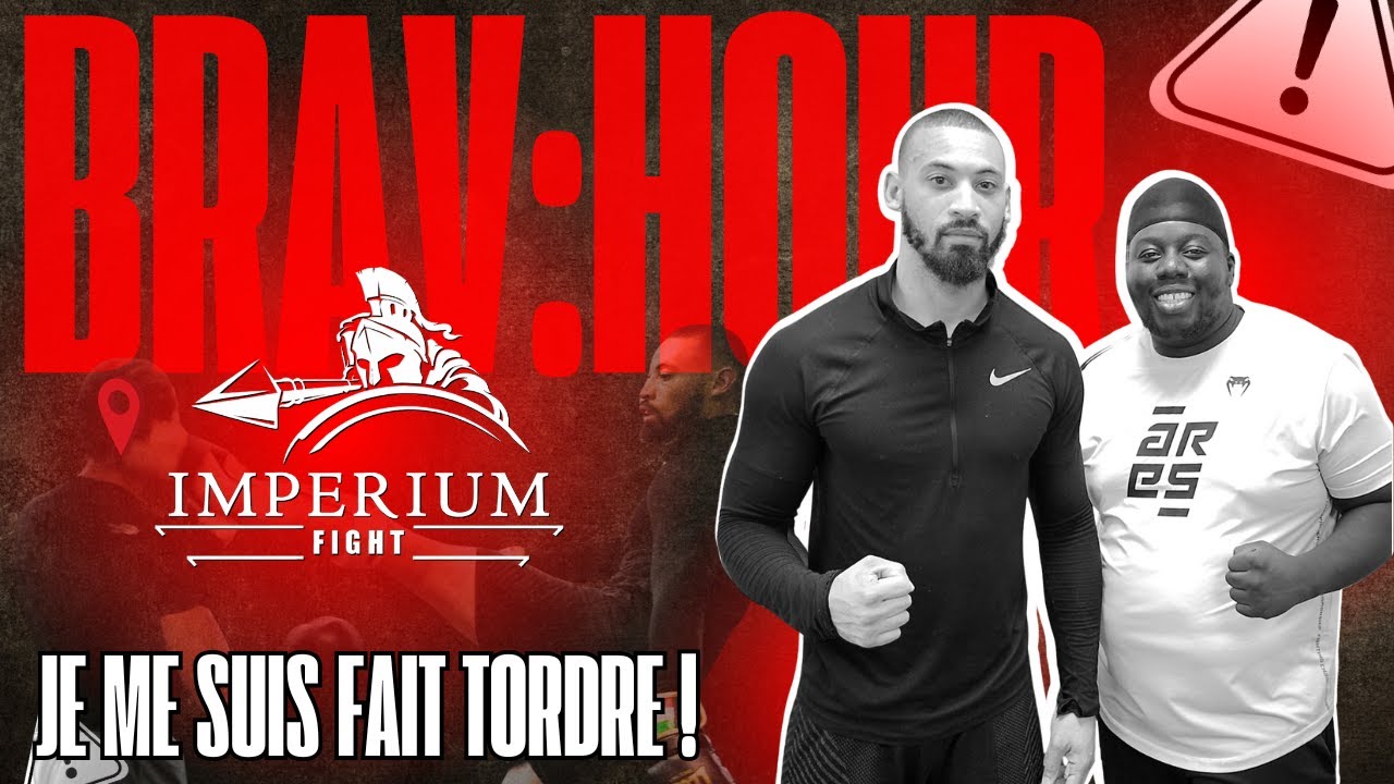 Dans la salle IMPERIUM FIGHT avec Abu bakr 