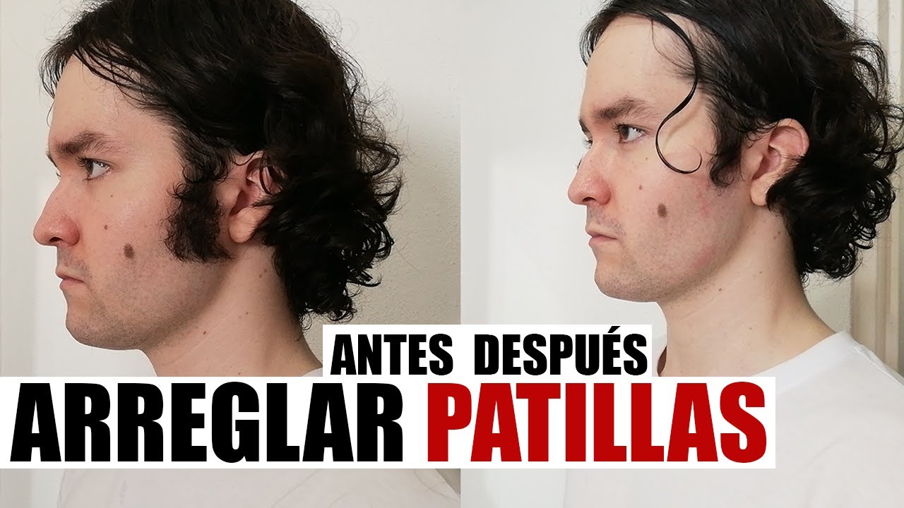 CÓMO ARREGLAR LAS PATILLAS | ETAPA INCÓMODA | CABELLO LARGO HOMBRES