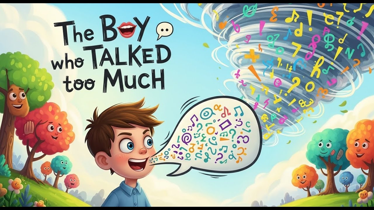 The Boy Who Talked Too Much 🗣️👦 | Kids Moral Story | Learn the Power of Silence