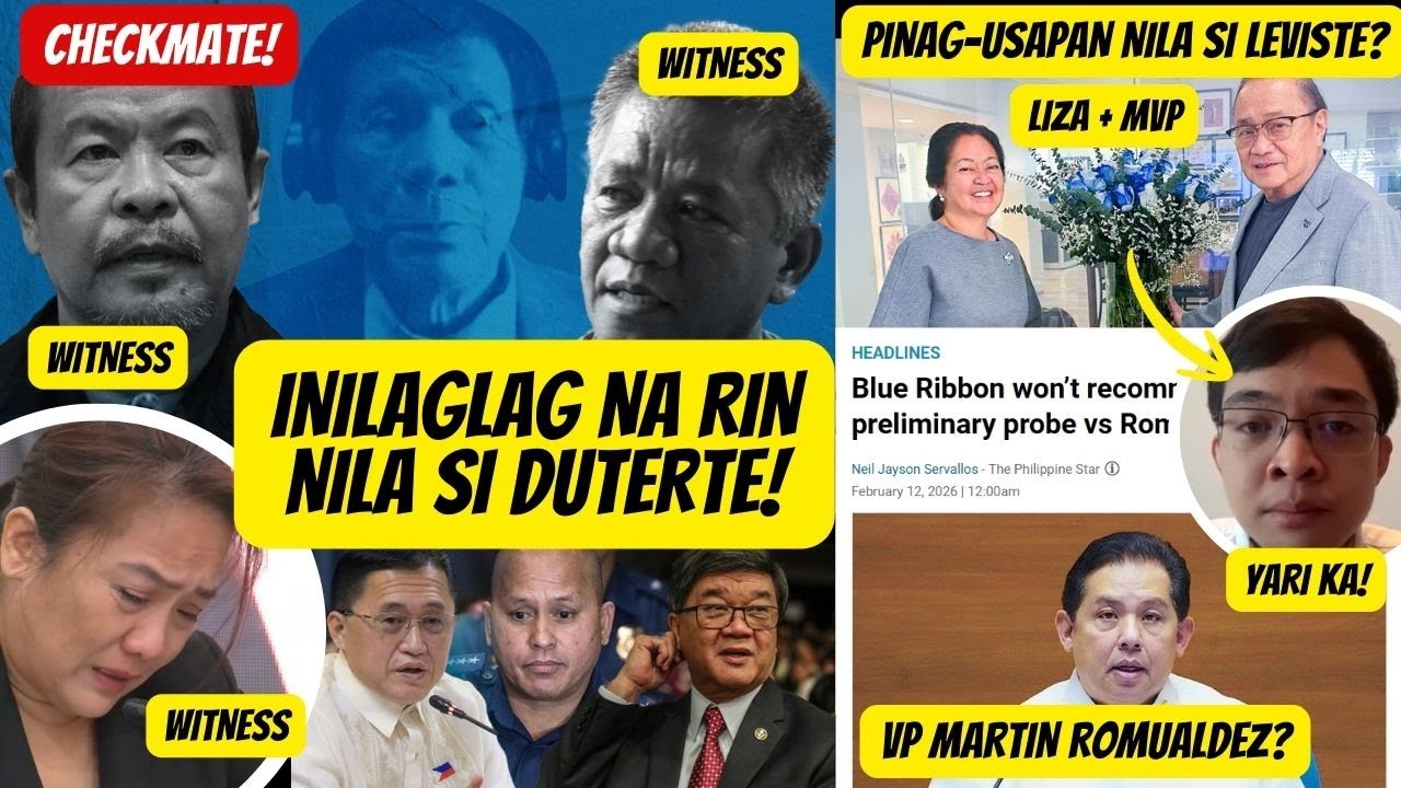 KAWAWANG DUTERTE INIWAN! MANNY PANGILINAN AT LIZA NAG-USAP VS LEVISTE? VP ROMUALDEZ SOON?