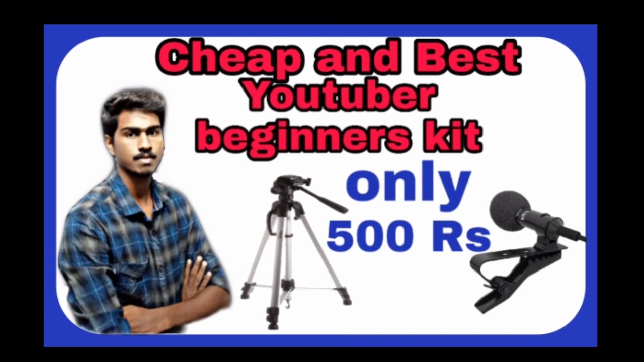 #youtuberskit #youtuberbeginersetup cheap and best youtubers kit only 500 rupees | Youtuber setup