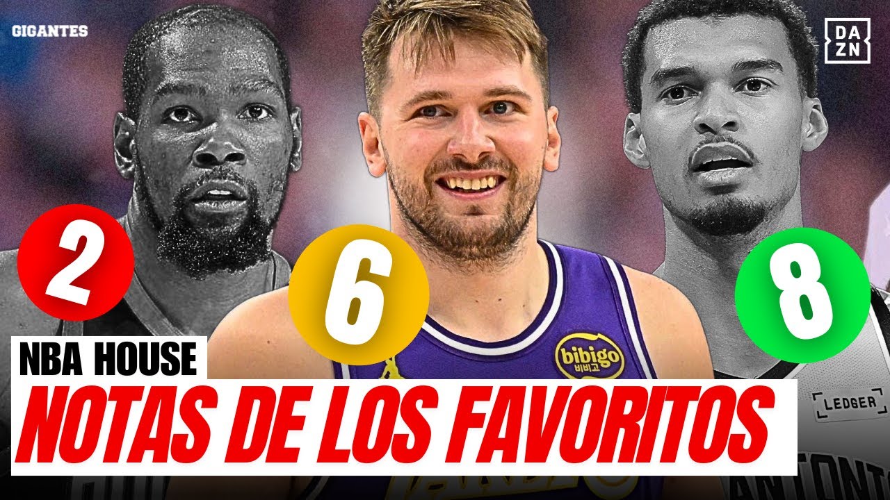 LAS NOTAS DE LOS FAVORITOS AL ANILLO NBA