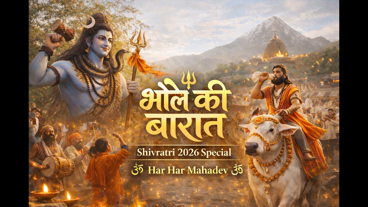 भोले की बारात | Shivratri 2026 Special Song | Har Har Mahadev | New Shiv Bhajan #dharmapathlive