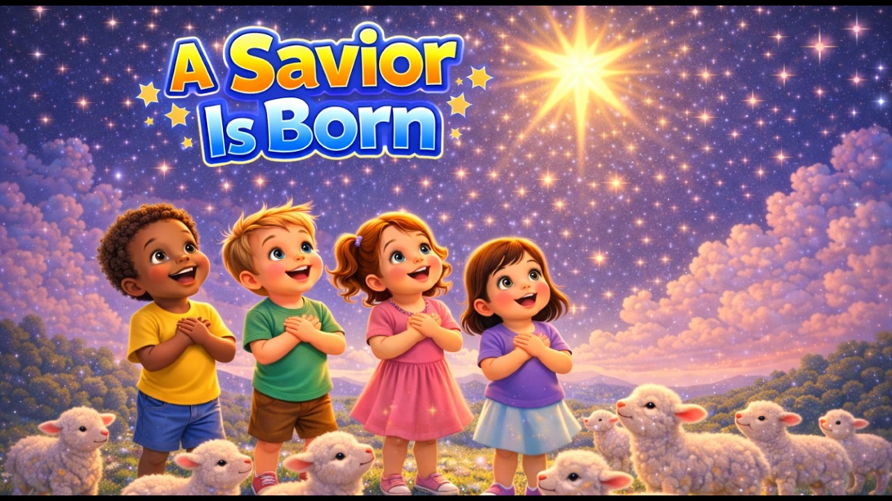 🎁 A Savior Is Born 🌟 | God Comes Close | Kids Gospel Song | Jesus Came for Us 💖 Luke 2:11