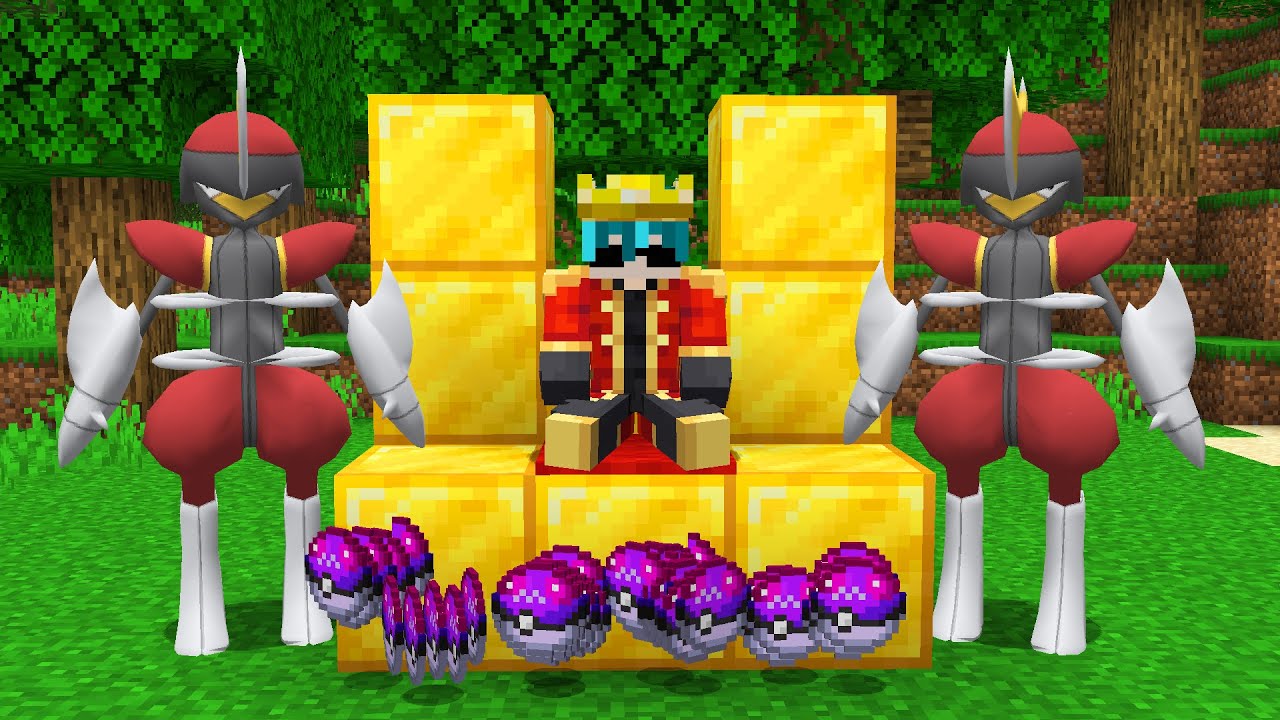 VIREI O REI POKÉMON NO MINECRAFT PIXELMON