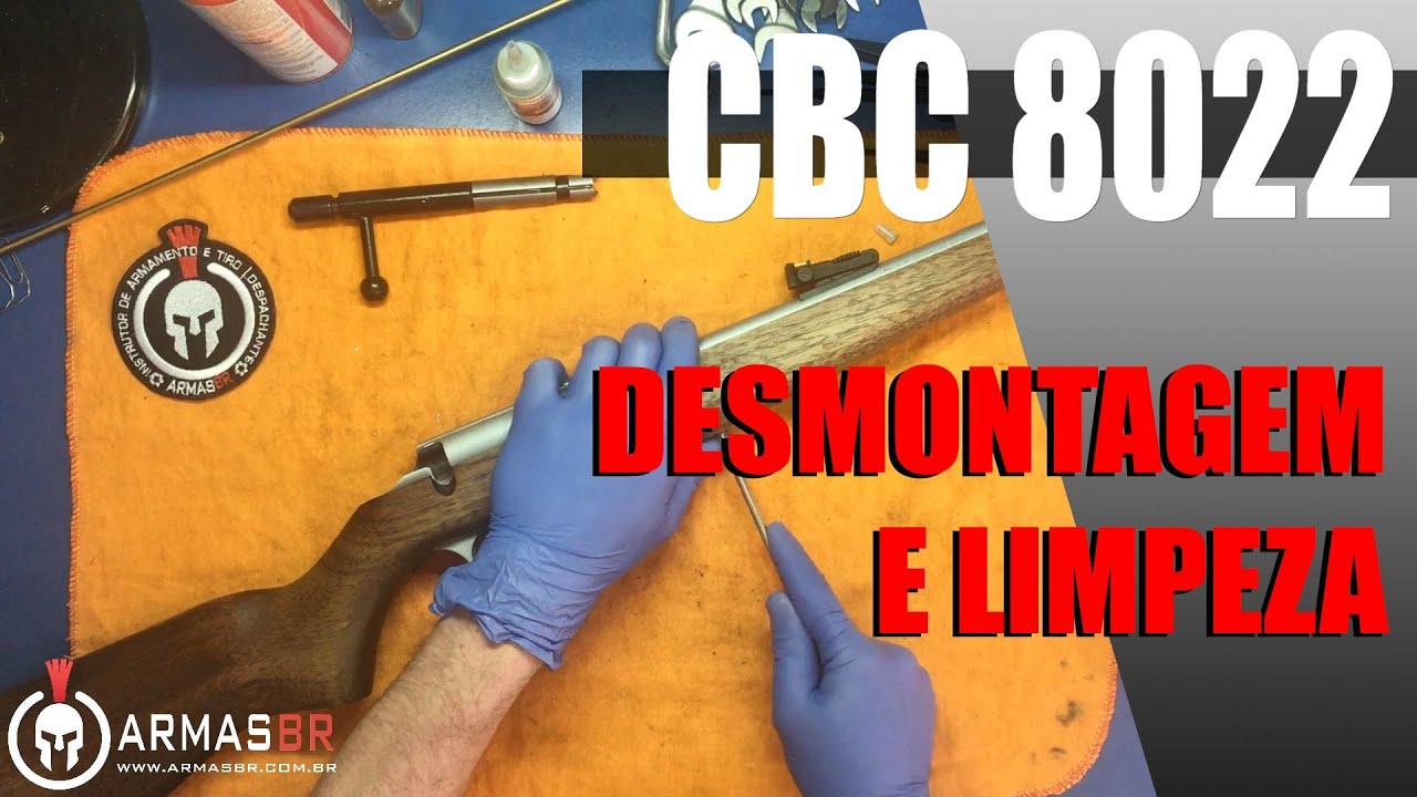 Rifle CBC 8022 - Desmontagem e Limpeza
