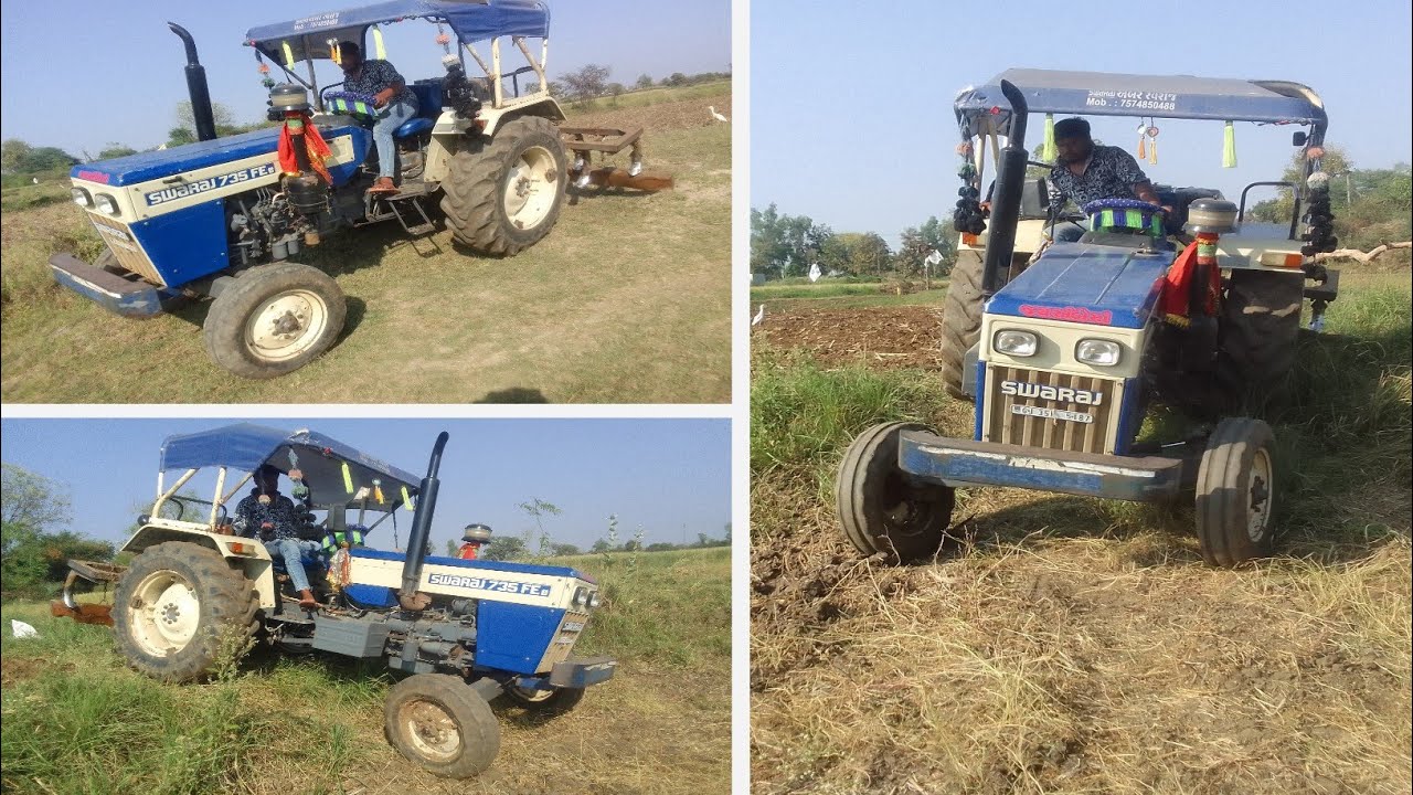 ‍ 🚜Swaraj 735 Fe ટ્રેક્ટર પોલિટિકલ બચી ગયું🚜