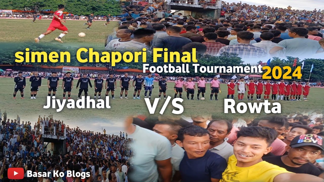 Simen Chapori Football Final Rowta v/s Jiyadhal @basarkoblogs