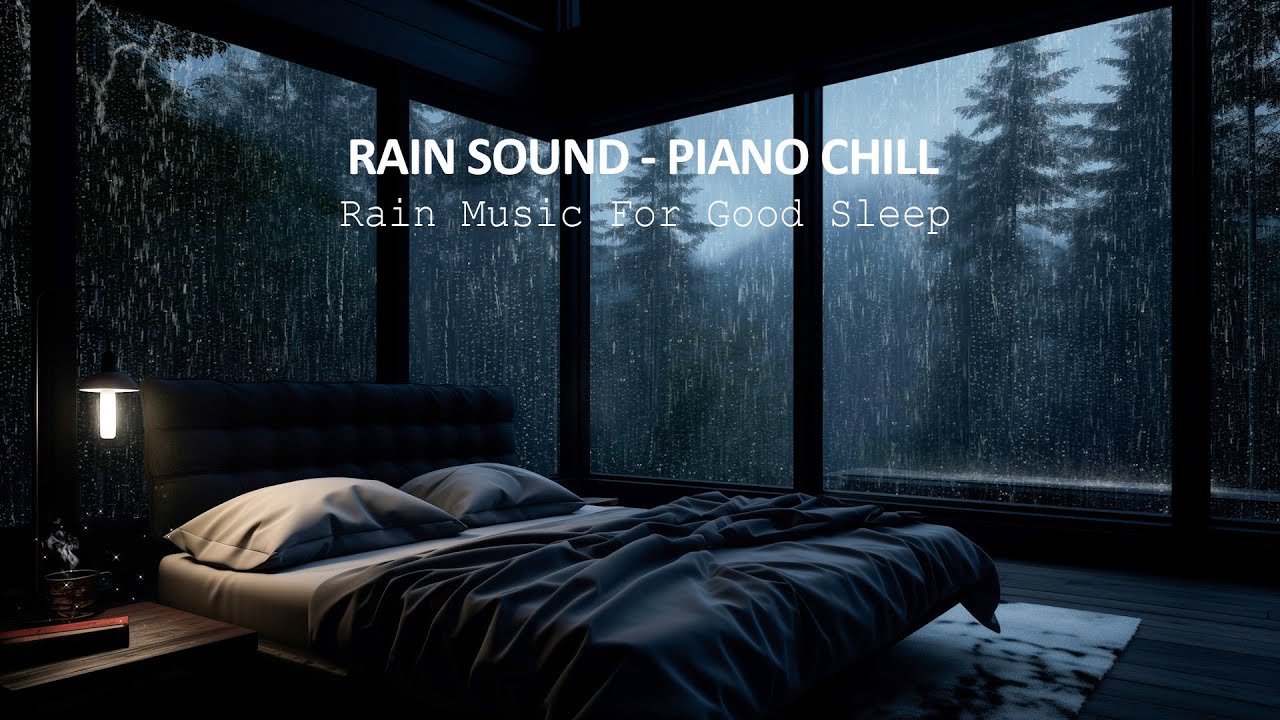 Piano & Rain Music for Overthinking at Night 🌳 Calm Your Mind and Let Thoughts Slow Down
