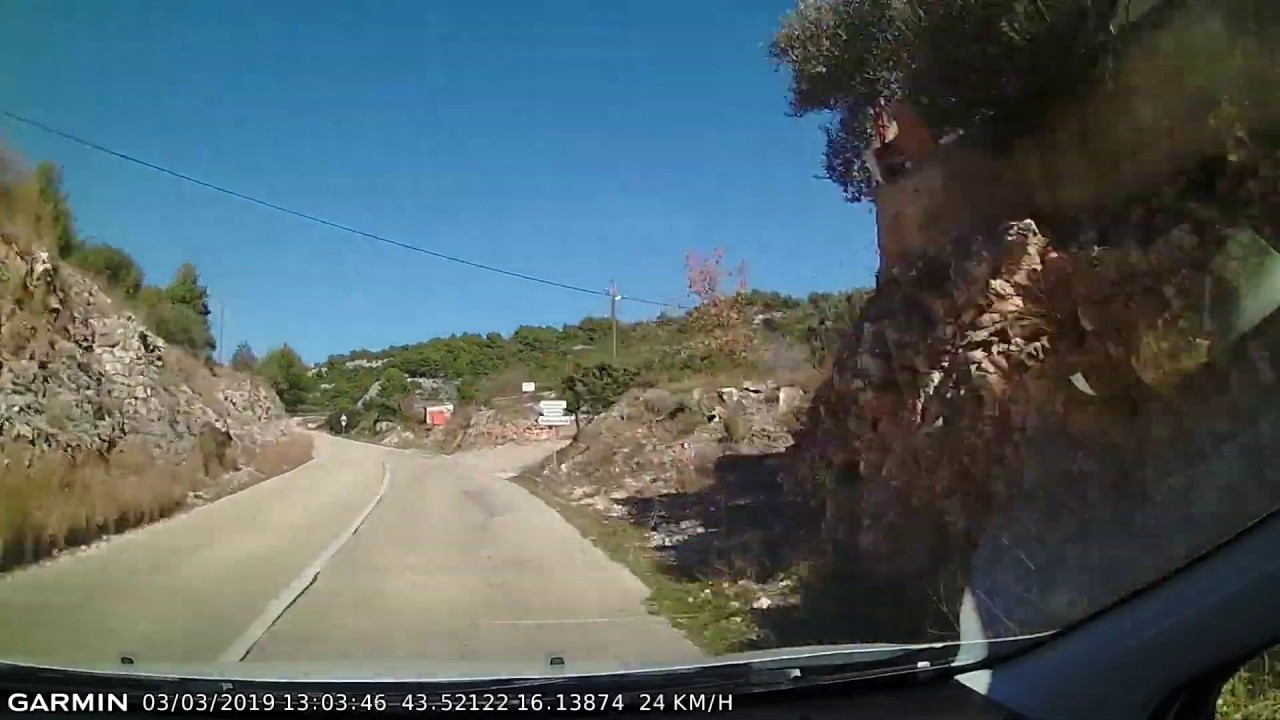 DRIVE #486: Poljica-Vrsine-Gustirna-Marina (Croatia) (timelapse 4x) *Read Description*