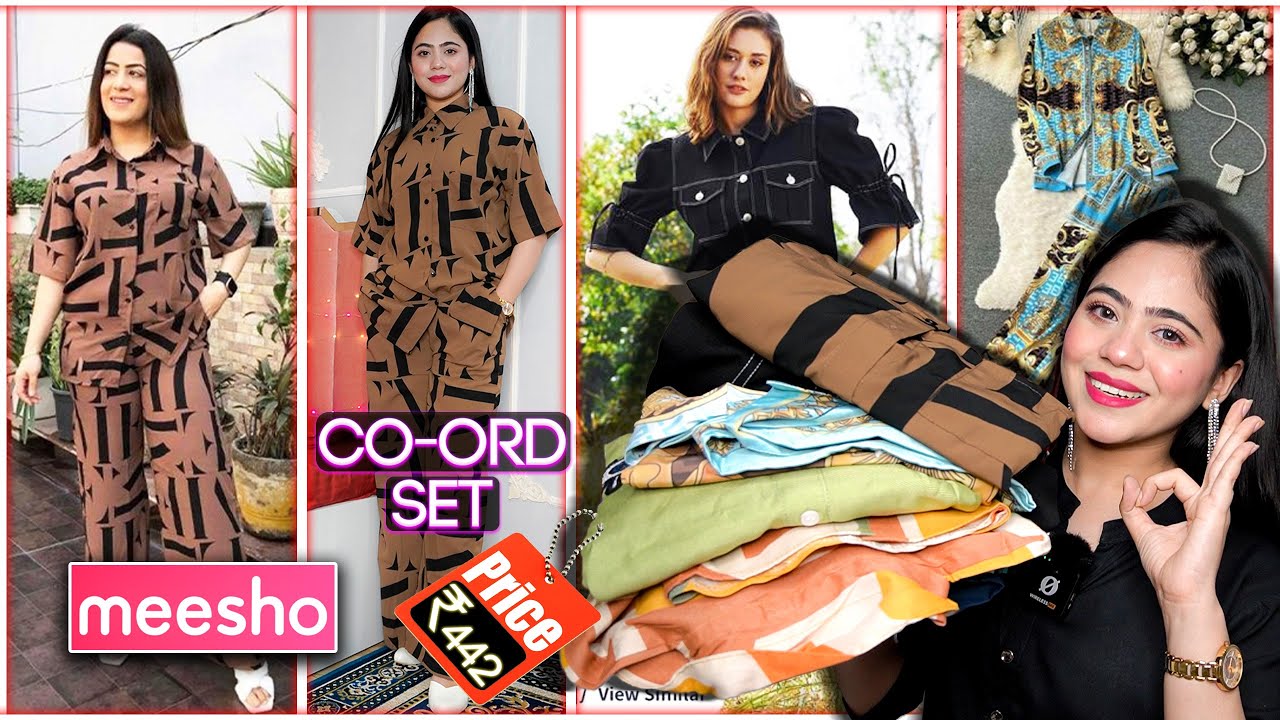 Trying CO-ORD sets from MEESHO💕| ₹442/- only 🤭| Ronak Qureshi.