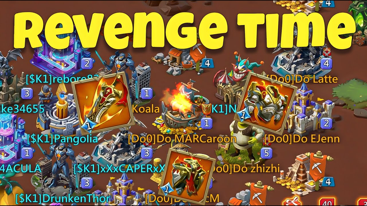 Lords Mobile - LaF famliy getting zeroed. They wasn't ready for our revenge