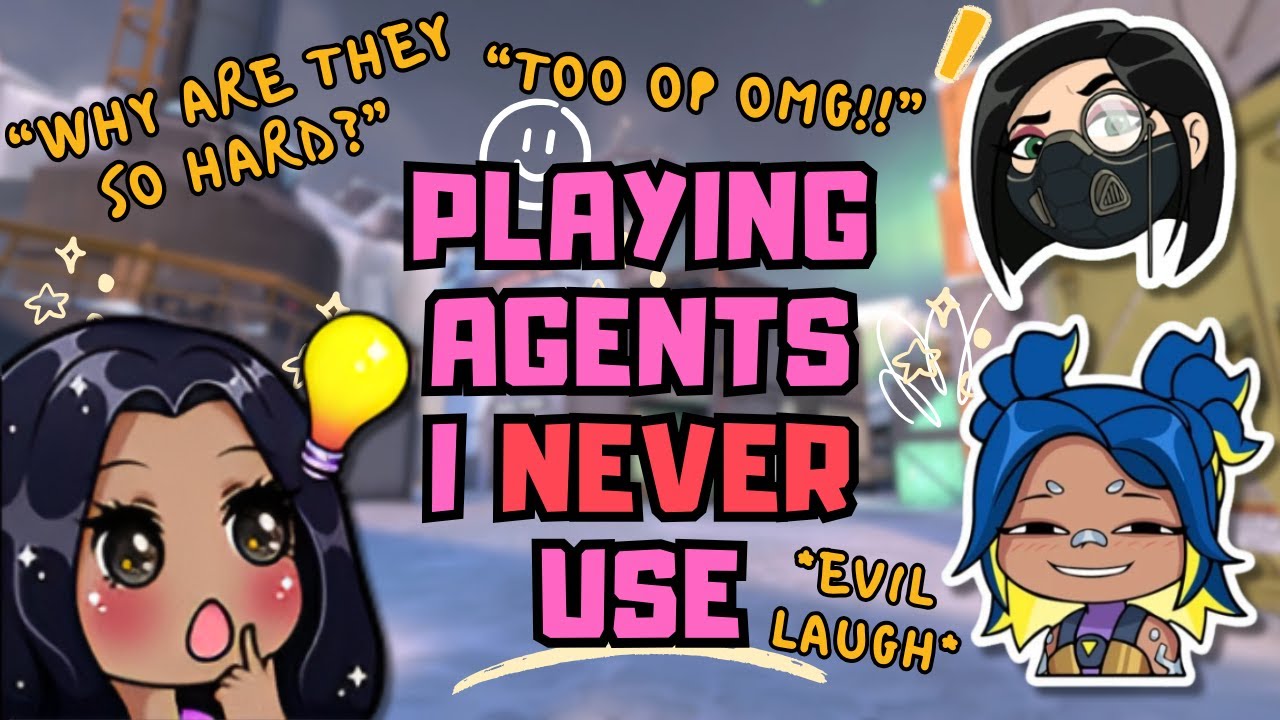 Trying Valorant agents I NEVER play…