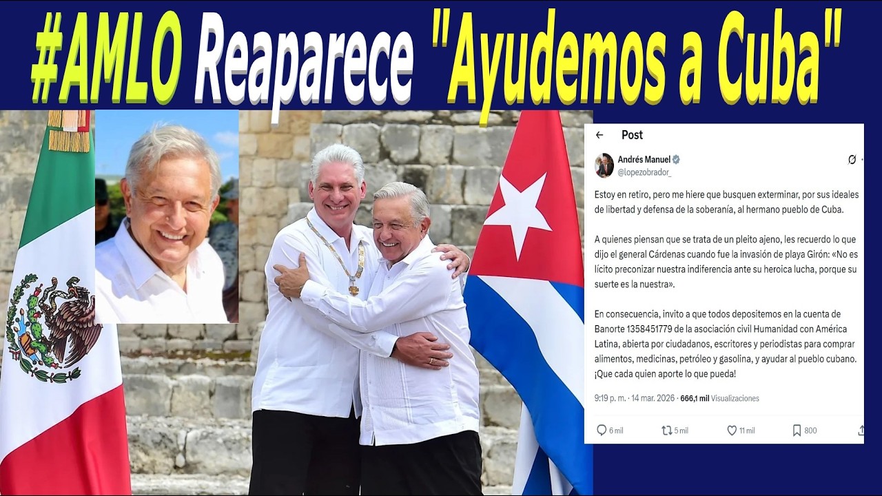 #AMLO Reaparece Triste Pide 