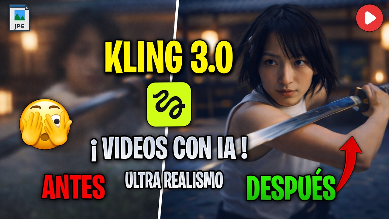 Kling 3.0: LA MEJOR FORMA de CREAR VIDEOS con IA en 2026