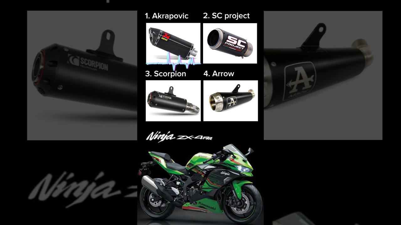ZX4RR For difference exhaust sound 