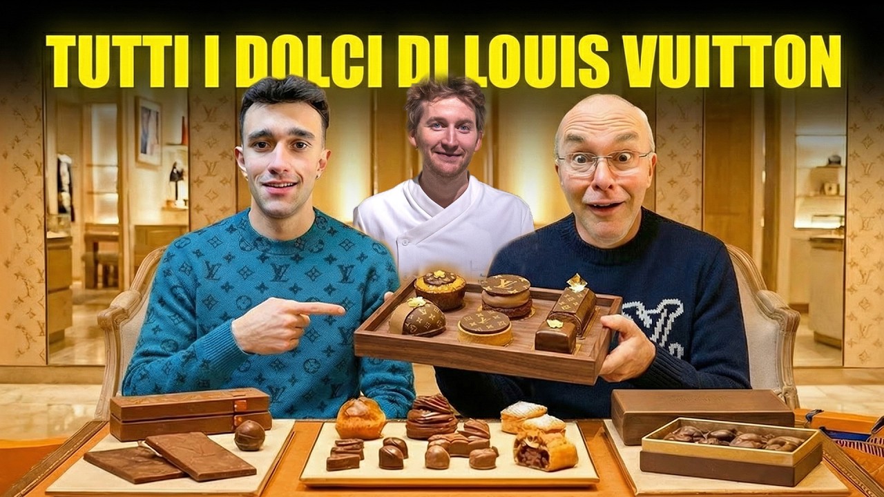 PAPÀ MANGIAMO 1000 EURO di DOLCI di LOUIS VUITTON! *IMPAZZISCE*