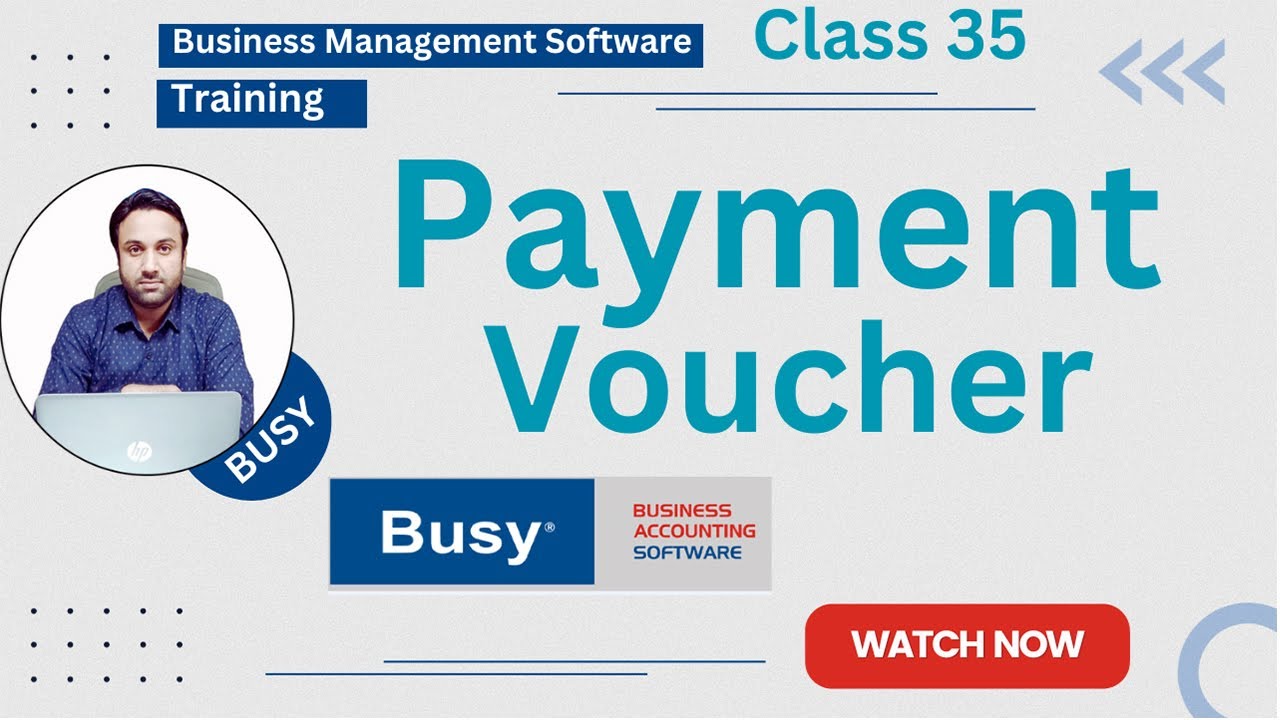 How to Start Crafting Payment Vouchers Using Busy Software