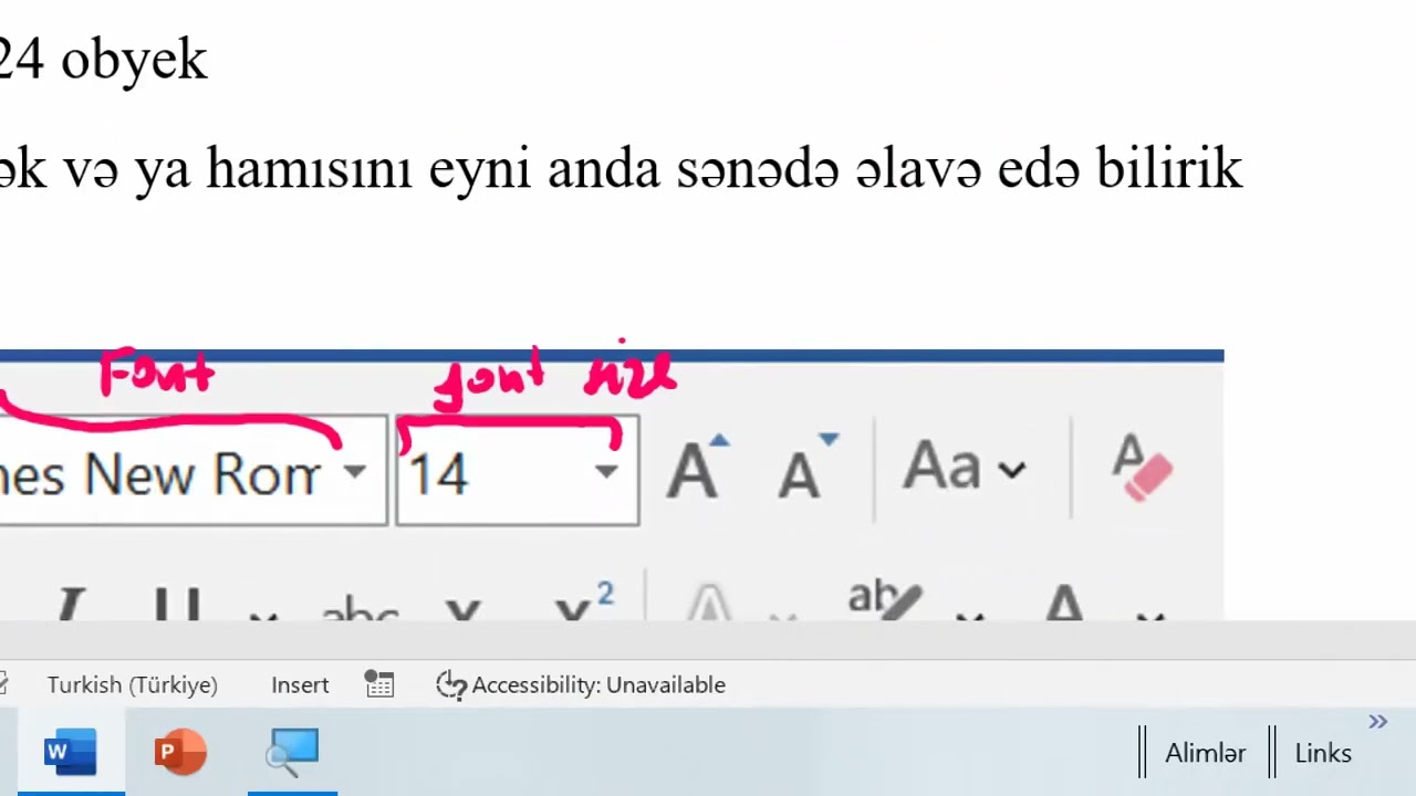 Word 2019 Home tabı (3-cü hissə)