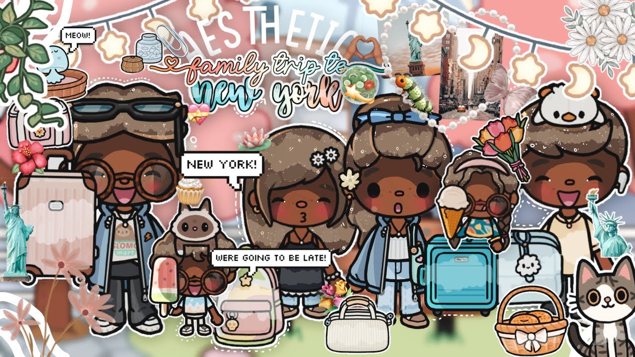 *AESTHETIC* Spring family trip to New York! 🫶🏼🌷🍡🐈 *VOICED 🎙️*