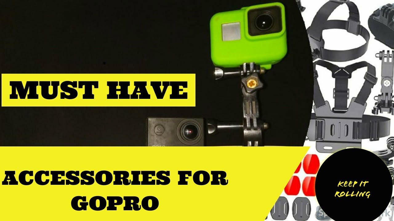Budget Accessories for GoPro and Xiaomi Yi Action Camera | 40 in 1 | Amazon #keepitrolling
