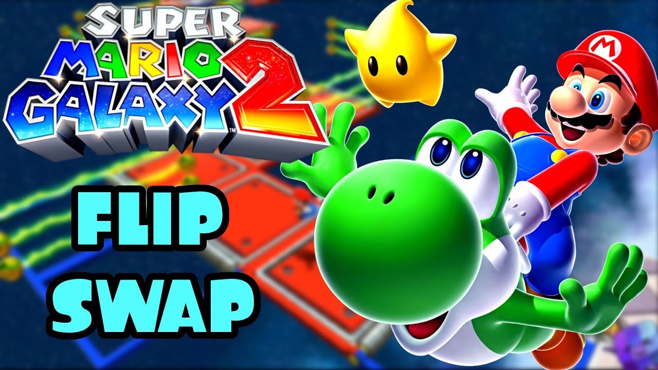 Super Mario Galaxy 2 100% Walkthrough 🌌 Flip-Swap Galaxy & Comet Medal #1
