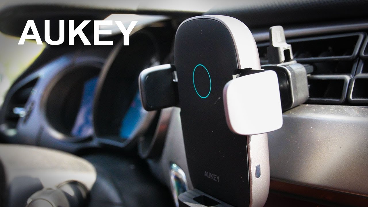 Aukey HD-C52 - Automatic Qi car phone mount