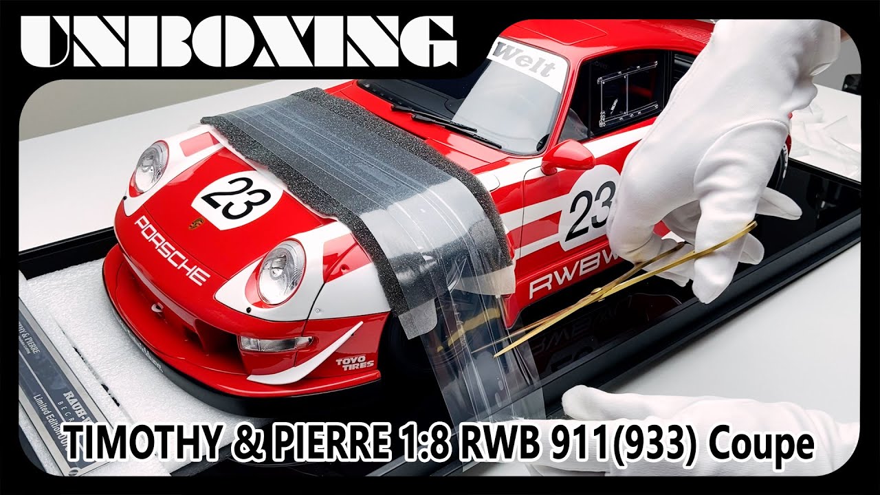RWB Porsche  911(993) Coupe  / 1:8  resin model car by TP / unboxing