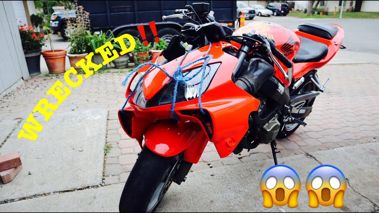 Восстановление разбитого мотоцикла CBR600f4i (от начала до конца!!!!) Обязательно к просмотру!