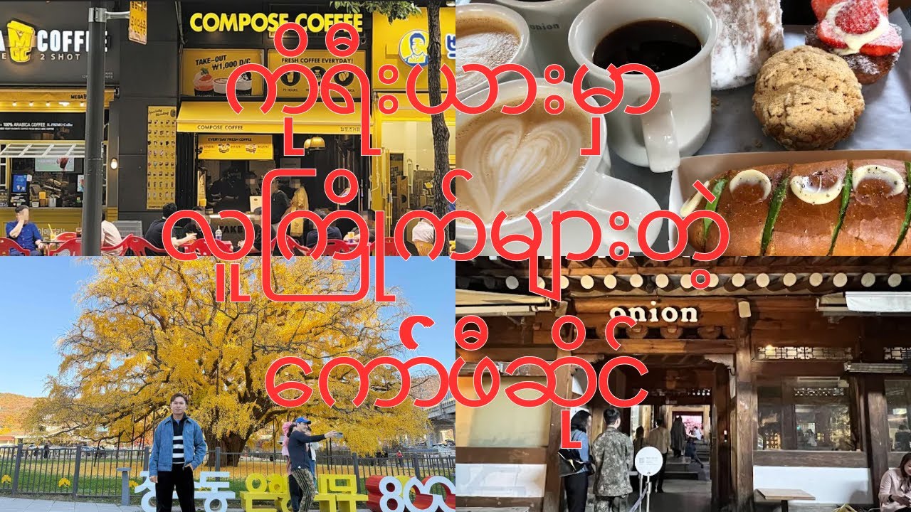ကိုရီးယားမှာ လူကြိုက်များတဲ့ Coffee ဆိုင်