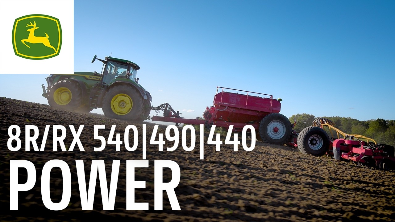 8R/8RX 540: Cover up to 40% More Ground with John Deere Power