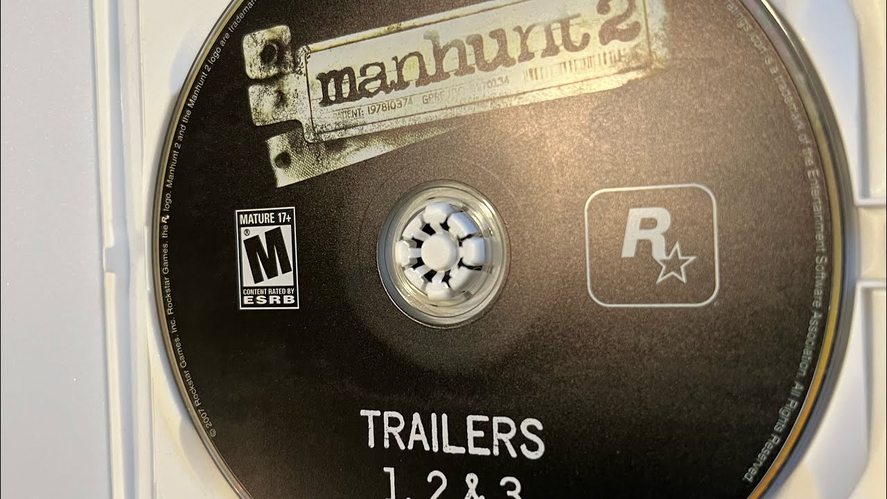 Never before seen! Manhunt 2 promo disc