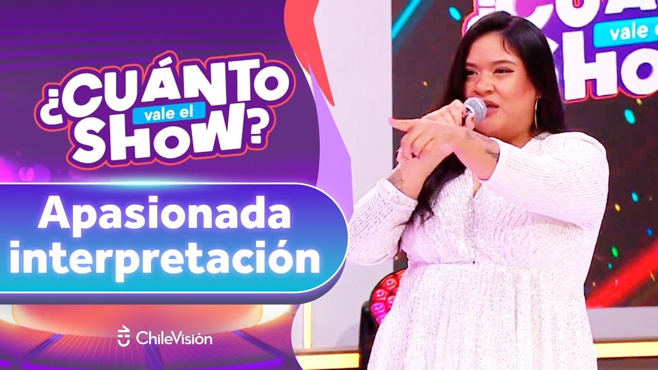 ¡CON UN TEMA PROPIO! Luisa Chara maravilló con su gran voz - Cuánto Vale el Show