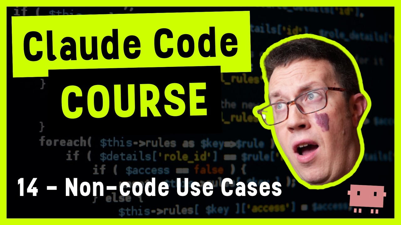 Claude Code Course 14 - Non-code Use Cases (Output Styles)