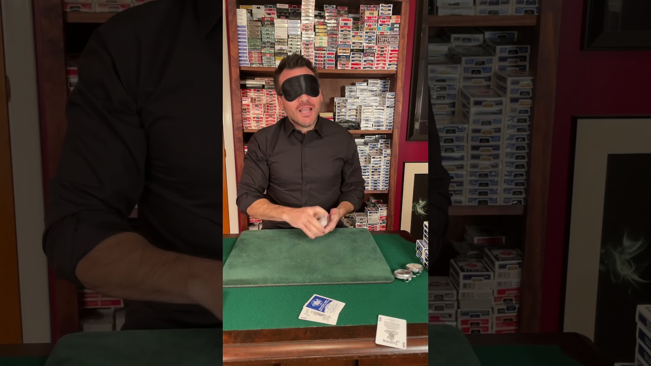 Cheating at Cards with A New Deck, Casino Wash, Siri, and a Blindfold.