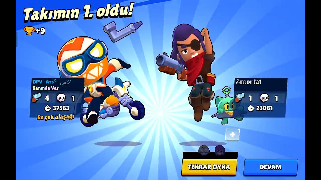 Carl ile brawl starsın içinden geçtim