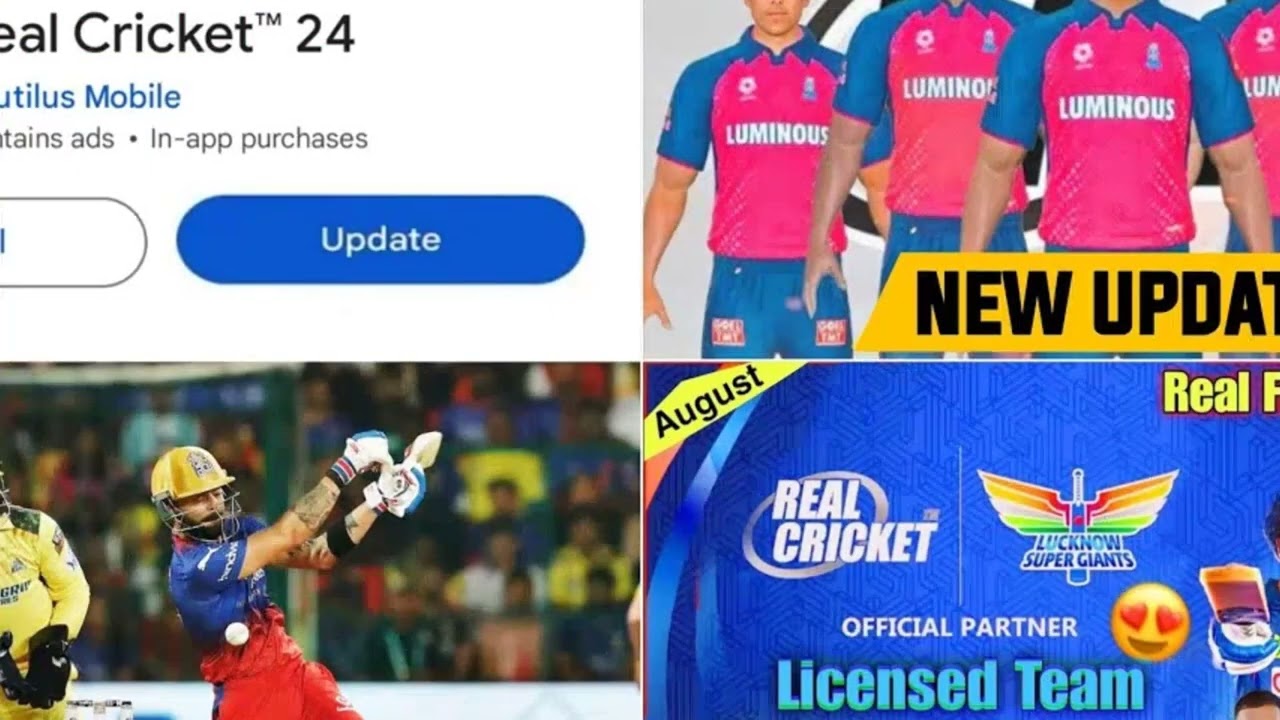 Real Cricket 24 Game Version v2.9 Mod ! Everything Unlocked! Rc 2025 Everything Unlocked! Free
