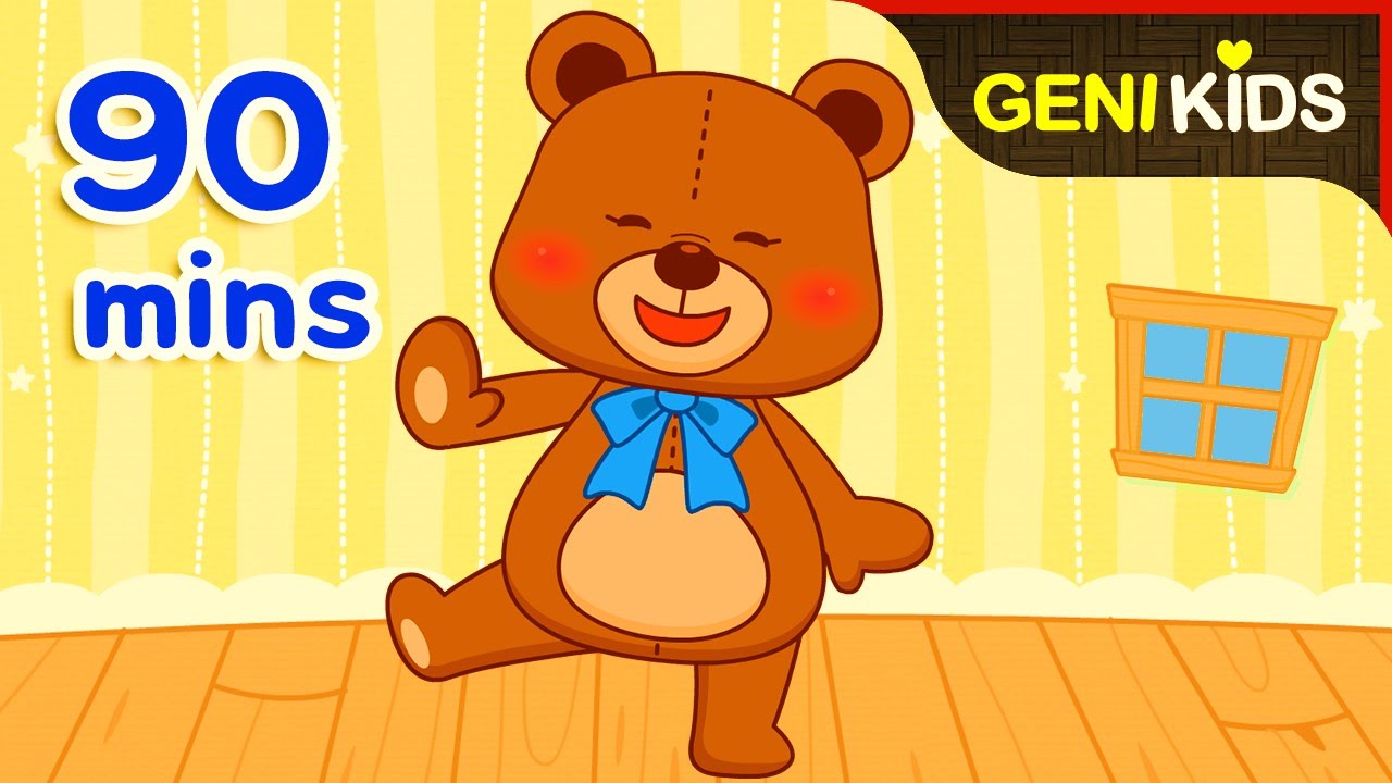 Teddy Bear + Nursery Rhymes Compilation for Kids | Family and Baby Songs with Lyrics ★Genikids