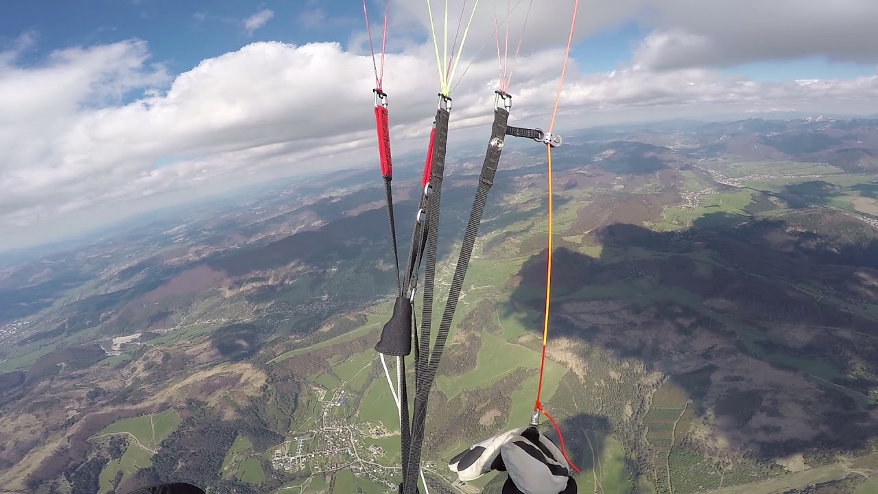 Paragliding termika + 6 ms  do 2200 mnm Stranik maj 2021